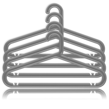 Hangers great hanger clothes silver 25szt, фото