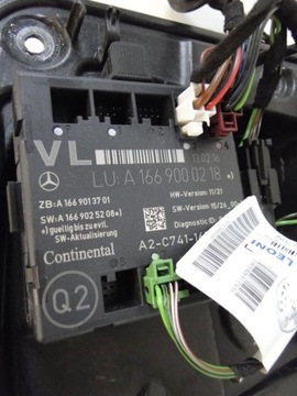 Mercedes ml gl gle 166 блок левая дверь 1669000218, фото