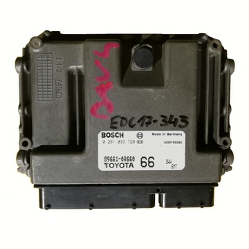 Ecu toyota rav4 0281033728 89661-0r660 в комплекте, фото