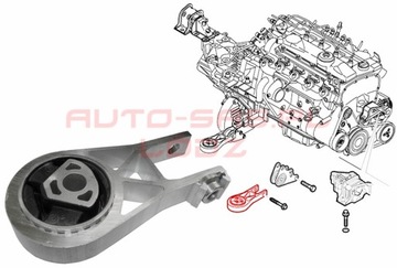 Подушка двигателя зад ducato jumper boxer 2.2 2.3 оригинал, фото