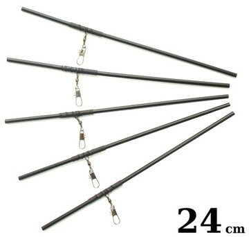 5 x sturdy tube anti-entanglement equal/ 24 centimeters /, фото
