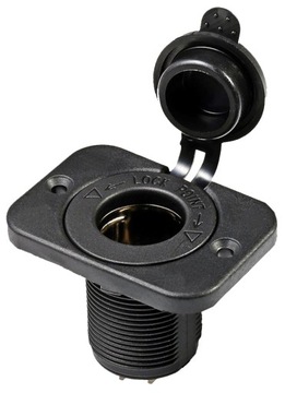 Cigarette lighter socket 12/ 24v 20a panel frame, фото
