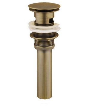 Cork basin button klak overflow gold, фото