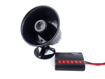 Сирена сигнальна автомобільна русалка 6 тонова 20 в 12 v 112 db сигнальна, фото