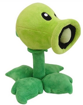 Plants vs zombies plush sunflower peashooter 35, фото
