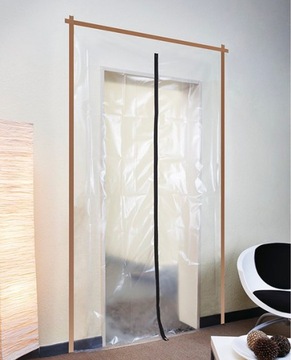 Safety curtain dustproof 220x120cm door repair, фото
