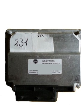 Ecu коробки 0ad927755bg 5wk22070 vw touareg_231, фото