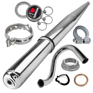 Shock absorber issue chrome knee simpson sr50 scooter, фото