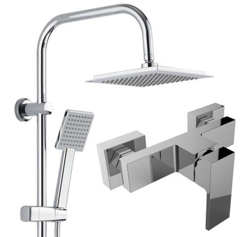 Raincoat+ shower mixer kvadrato cubic, фото