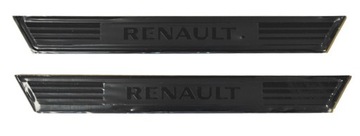 Накладки порога перед renault megane 3 clio 3 4 scenic 2 переднее оригинал, фото