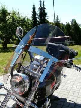 Комплект скло honda vt shadow c+ кріплення до lag, фото