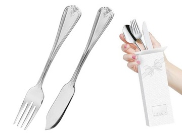 Amefa 12 cutlery duke set retro for fish vigilia komplet 6 places, фото