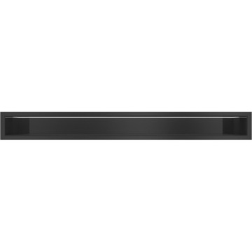 Lattice fireplace chimney backlash 90x800 black graduation 9x80 metal, фото