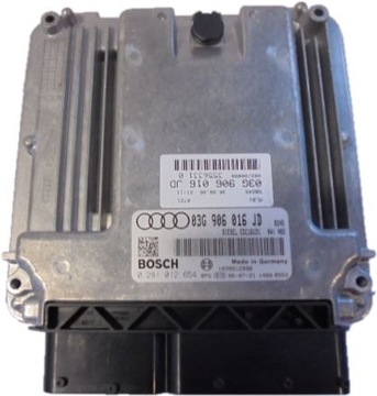 Audi a4 b7 2.0 tdi computer 03g906016jd 0281012654, фото