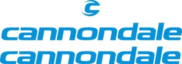 Cannondale blue stickers substitute on a bicycle set 169a, фото