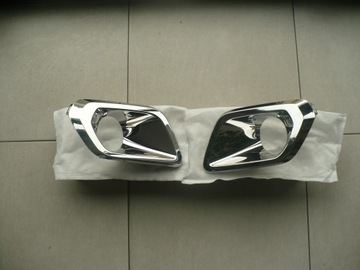 Chrome overlay fog light dacia sandero 2 restyling 17-, фото