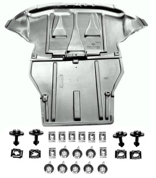 Защита двигателя+ коробки passat b5 audi a4 заклепки, фото