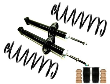 2x shock absorbers springs rubber (tires) ass seat ibiza 93-02, фото