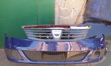 Front bumper front dacia logan restyling, фото