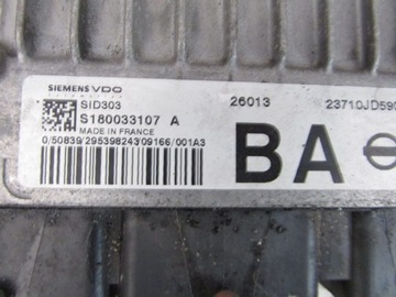 Computer s180033107 1. 5dci nissan qashqai j10 2009, фото