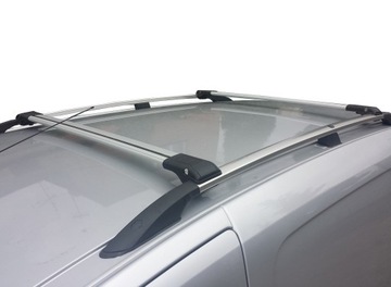 Fiat doblo peugeot rifter l1 2022> rails roofs rack powerful black, фото