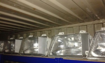 Glass headlights mercedes vario left right, фото