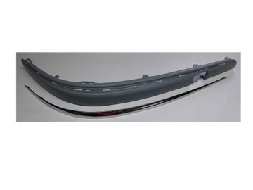 Overlay chrome bumpers mercedes w211 e 02-06 right, фото