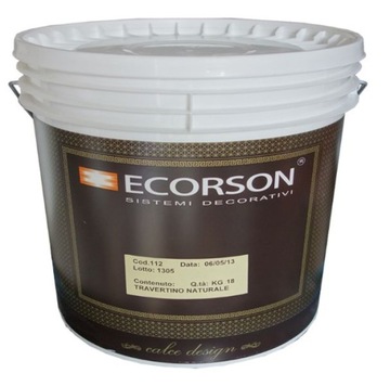 Travertine plaster decorative ecorson 16kg -, фото