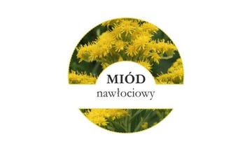 Этикетки круглые fi 4 сантиметри мед nawlociowy 24 шт, фото