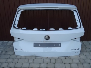 Skoda kodiaq крышка зад задняя белая оригинал, фото