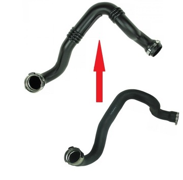 Tube spigot intercooler renault master 144605593r, фото