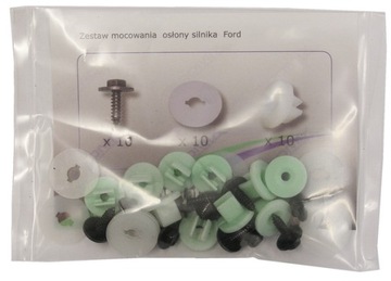 Romix set clip - fasteners protection motor ford, фото
