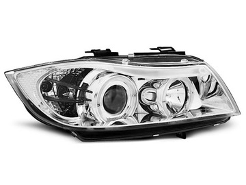 Фонаря рефлекторы bmw e90 2005-2008 кольца хром новое, фото