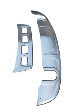 Protective arcs (kangaroo bars) diffuser bumper metal audi q5 2010+, фото