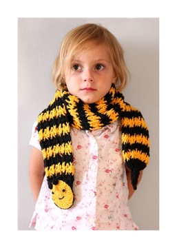 Childish scarf bee crafts, фото