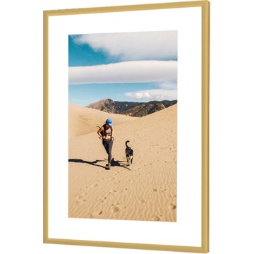 Frame aluminum gold 30x45 - frame 45x30 centimeters, фото