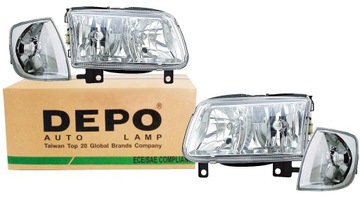 Depo headlights+ helmsman. vw polo 6n2 99-02 left+ right, фото