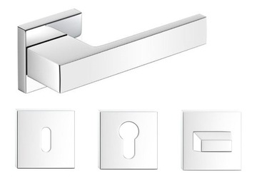 Handle for doors - total chrome+ sockets* premium*, фото