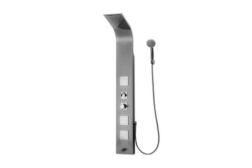 Panel shower actima more with hydromassage silvery, фото