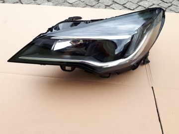 Opel astra k 5 front headlight left lens led backlight, фото