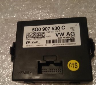 Audi a3 8v0 vw control unit block gateway 5q0907530c, фото