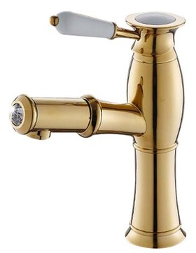 Washbasin faucet freestanding royal orderlies golden, фото