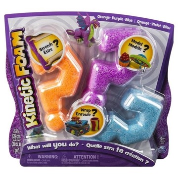 Кинетический foam мультифункциональный 3-pak оранжевый, фиолетовый, синий (5909978) *, фото