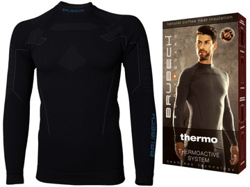 Underwear long sleeve brubeck thermo black r. xl, фото