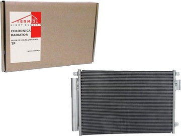 New radiator air conditioner fiat 500 panda ka 12-, фото