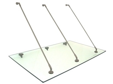 Visor nad door canopy glass 200x120 centimeters, фото