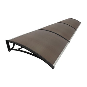 Visor nad door canopy 300x80 polycarbonate, фото