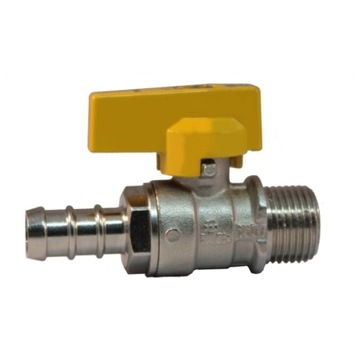 Valve ball 1/ 2 exit for hose gas propane butane, фото