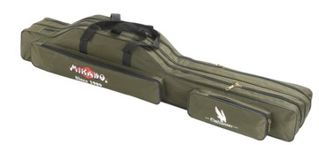 Fishing rod cover mikado 3 compartment 1 left colorful, фото