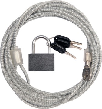 Rope steel 3m locked, фото